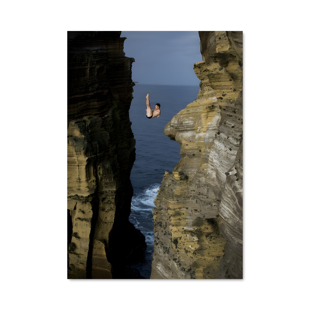 Poster Cliff diving issue